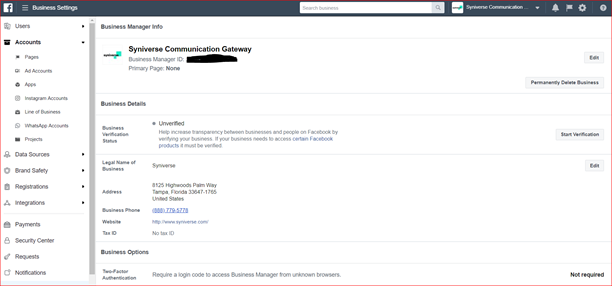 How to verify your Facebook Business Manager account