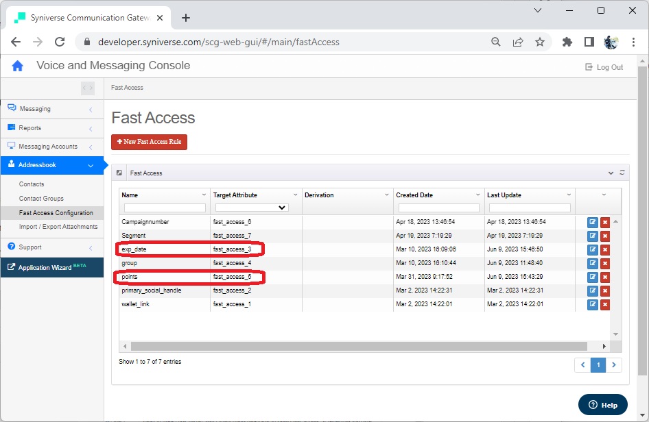 How to use Fast Access fields on Templates – Syniverse Developer Community